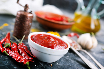 Image showing chilli sauce