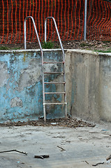 Image showing drained swimming pool