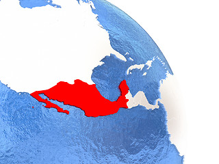 Image showing Mexico on elegant globe