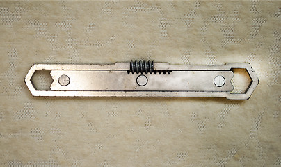 Image showing old bicycle key