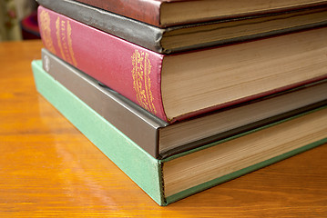 Image showing different books lying on each other