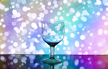 Image showing Glass wine glass for wine