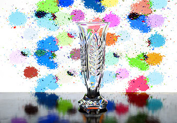 Image showing transparent flower vase