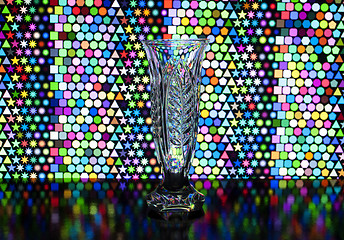 Image showing glass transparent vase