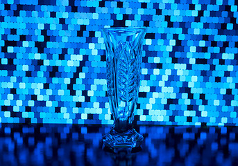 Image showing glass transparent vase