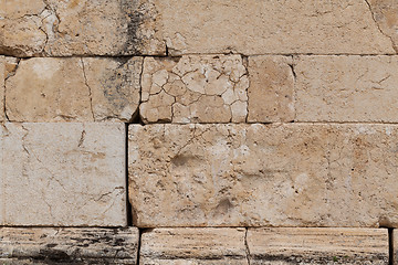 Image showing Ruins of ancient city, Hierapolis near Pamukkale, Turkey