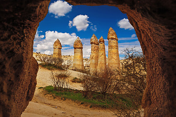 Image showing Love valley near Goreme, Turkey