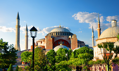 Image showing Hagia Sophia at sunny day