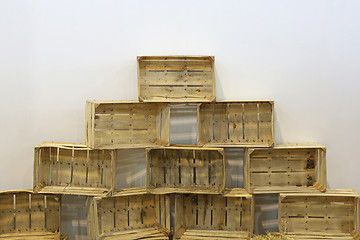 Image showing Wooden Crates