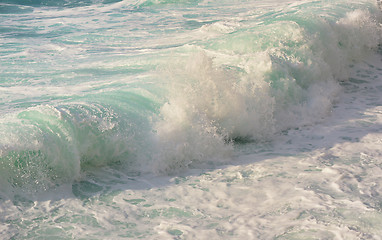 Image showing Waves in Kalamitsi beach, Lefkada