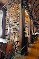 Image showing The Old Library, Trinity College, Dublin - The Book of Kells 17.