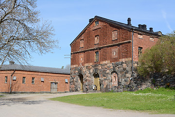 Image showing Historic ballast room on Suomenlinna island, Finland