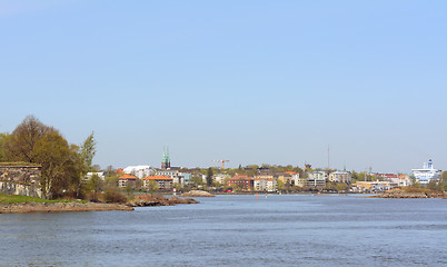Image showing Shoreline of Suomenlinna in Finland