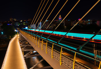 Image showing Halic Metro Bridge in Istanbul