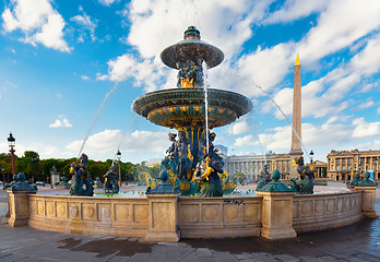 Image showing Parisian Fountain de Mers