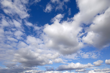 Image showing Cumulus clouds