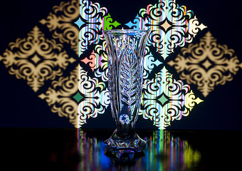 Image showing clear glass vase