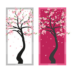 Image showing Vector tree sakura