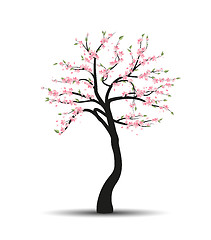 Image showing Vector tree sakura