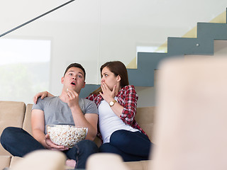 Image showing young handsome couple enjoying free time