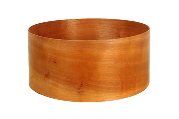 Image showing Round wooden box