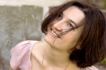 Image showing smiling woman