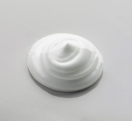 Image showing white cosmetic cream