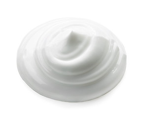 Image showing white cosmetic cream