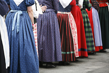 Image showing Folk dancer women