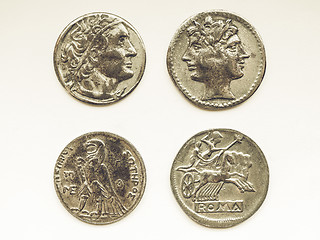 Image showing Vintage Roman coin