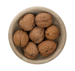 Image showing Wallnuts in bowl