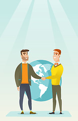 Image showing Business partners shaking hands.