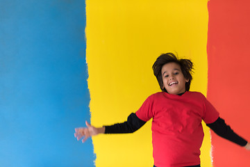 Image showing Portrait of a happy young boy