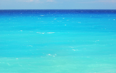 Image showing Gradient water in Lefkada Island