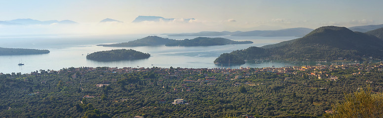 Image showing Small islands in the Ionian sea in Lefkada