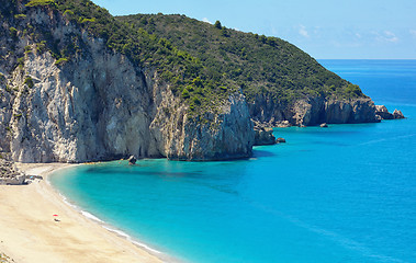 Image showing Mylos Beach, in Agios Nikitas, Lefkada island