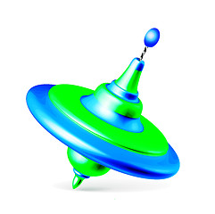 Image showing Whirligig toy isolated on white background