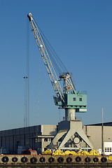 Image showing Harbour crane