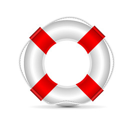 Image showing Life buoy vector illustration