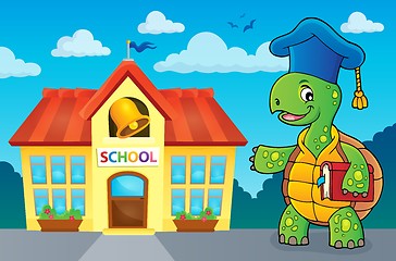 Image showing Turtle teacher theme image 3