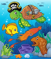 Image showing Pirate turtle theme image 4