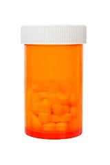 Image showing Bottle with pills