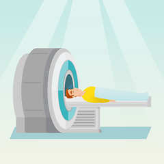 Image showing Magnetic resonance imaging vector illustration.