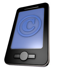 Image showing copyright app