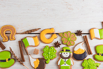 Image showing Gingerbreads for Patrick\'s day