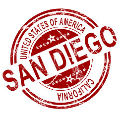 Image showing San Diego with white background