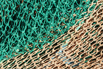 Image showing Fishing nets