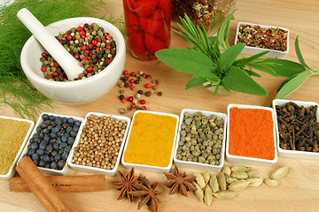 Image showing Herbs and spices