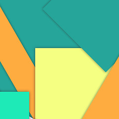 Image showing modern layered flat shapes background