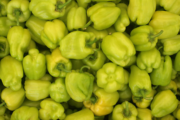 Image showing Green peppers